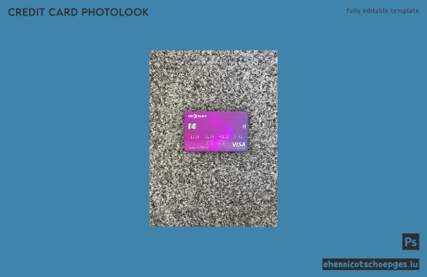Marokko CIH Bank Visa Classic Karte Fotoansicht Beispielvorschau
